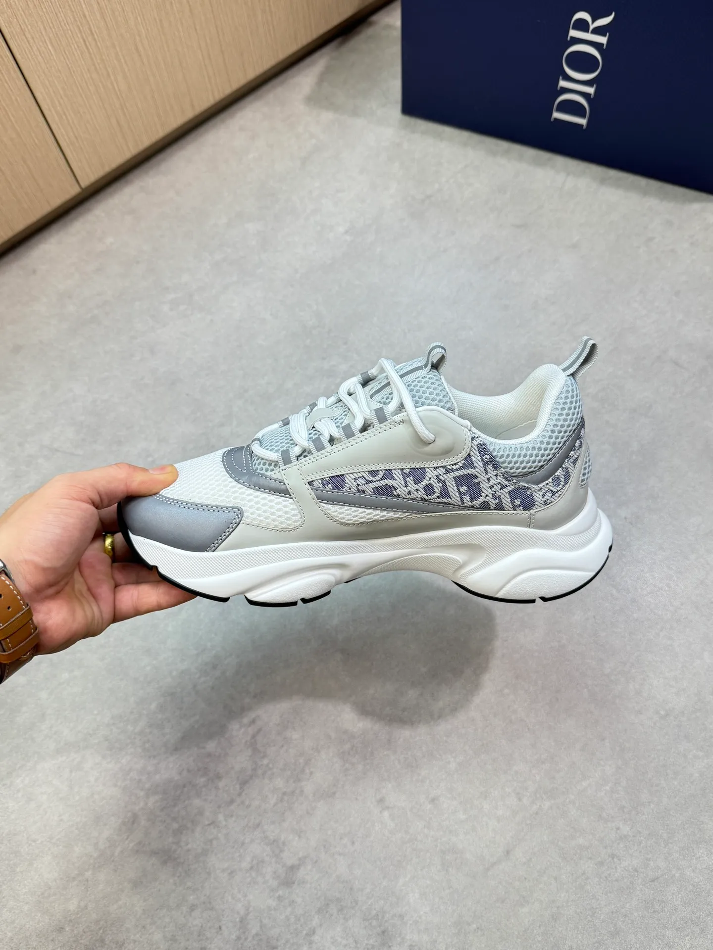 Factory price: 460💰[Dior] Dior - high-end quality original order 🔍🔍🔍 casual sports shoes - upper: 🔝 stone pattern calfskin, high silk mesh canvas, brand totem cloth, tongue and heel; reflective brand webbing - lining: brand canvas - original: ultra-light T men's shoes 💰U foam rubber; two-color molded outsole -Ultra-high quality control·Fine workmanship: highlighted (high-end·nobility·grade) -Size: 39-44 (38, 45, 46, 47, can be customized)·D9285